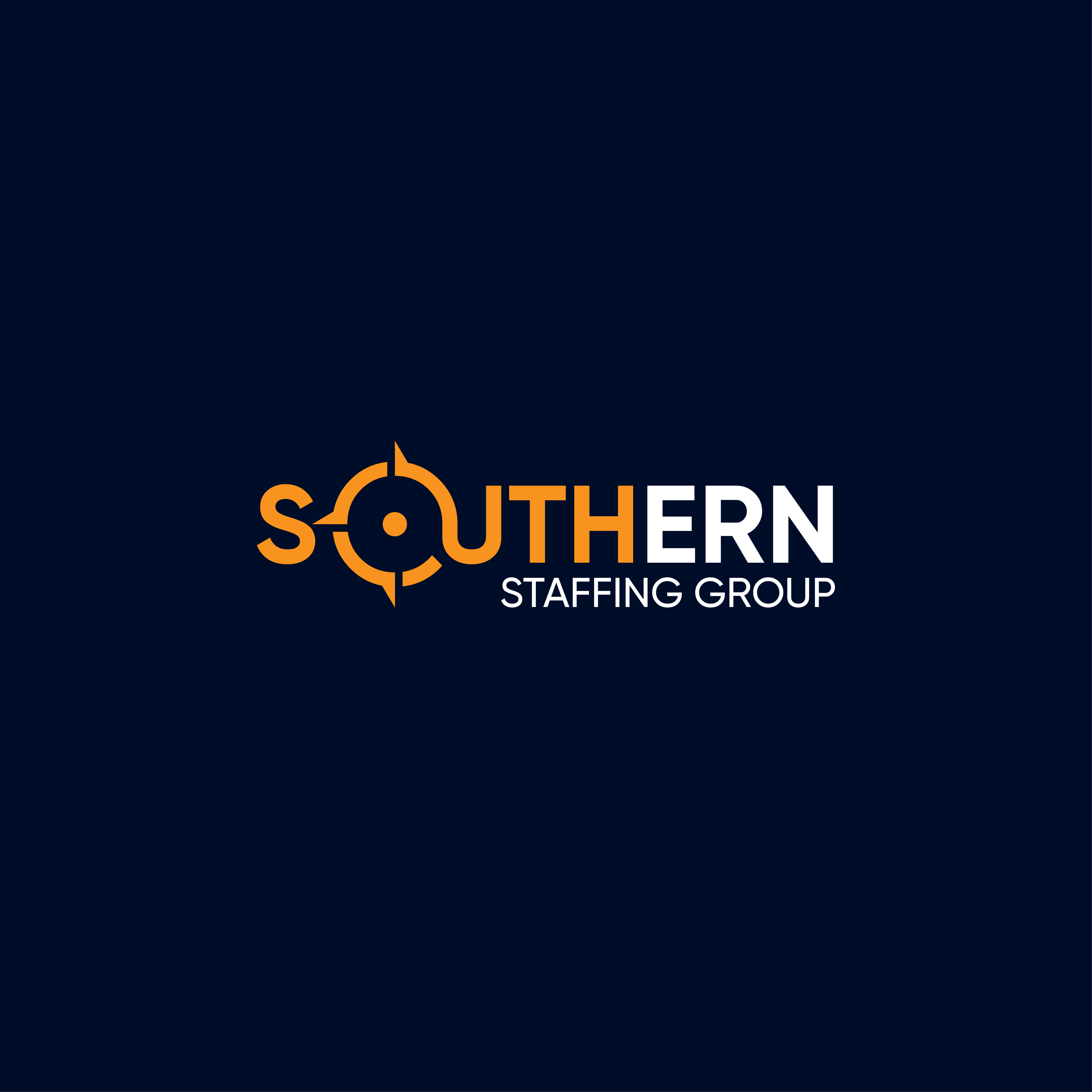 Southern Staffing Group official logo on navy